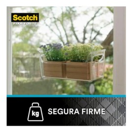 Fita Dupla Face 3M Scotch Fixa Forte Transparente 12mm X 2m