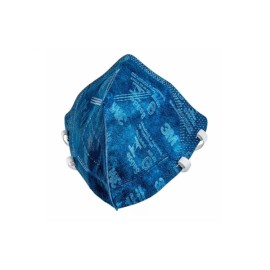 Máscara de Proteção Respiratória Dobrável 3M Azul 9820+BR PFF-2(S)