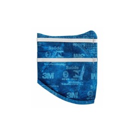 Máscara de Proteção Respiratória Dobrável 3M Azul 9820+BR PFF-2(S)