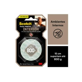 Fita Dupla Face 3M Scotch Fixa Forte Interiores 19mm X 1,5m