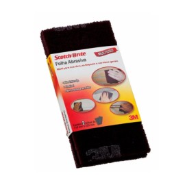 Folha de Acabamento Scotch-Brite 3M Vinho Muito Fino110 x 225mm