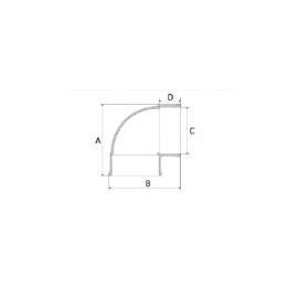 Joelho 40mm 90° Esgoto SN Amanco Joelho 40mm 90° Esgoto SN Amanco