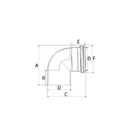 Joelho 75mm 90º Esgoto SR Amanco Joelho 75mm 90º Esgoto SR Amanco
