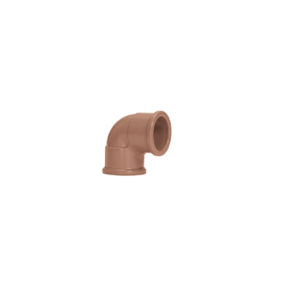 Joelho 50mm 90º Marrom Soldável Amanco Joelho 50mm 90º Marrom Soldável Amanco