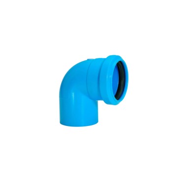 Joelho Azul 38x38 90º para Tubo VDE Amanco 11650