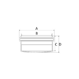 Cap 150mm Esgoto SR Amanco Cap 150mm Esgoto SR Amanco