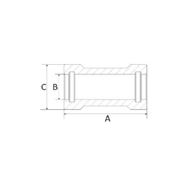 Luva de Correr 15mm CPVC Amanco Luva de Correr 15mm CPVC Amanco