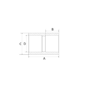 Luva Simples 73mm CPVC Amanco Luva Simples 73mm CPVC Amanco
