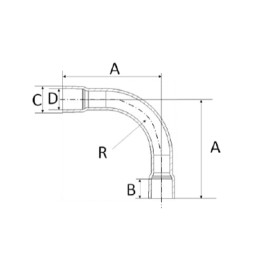 Curva 15mm 90º CPVC Amanco Curva 15mm 90º CPVC Amanco