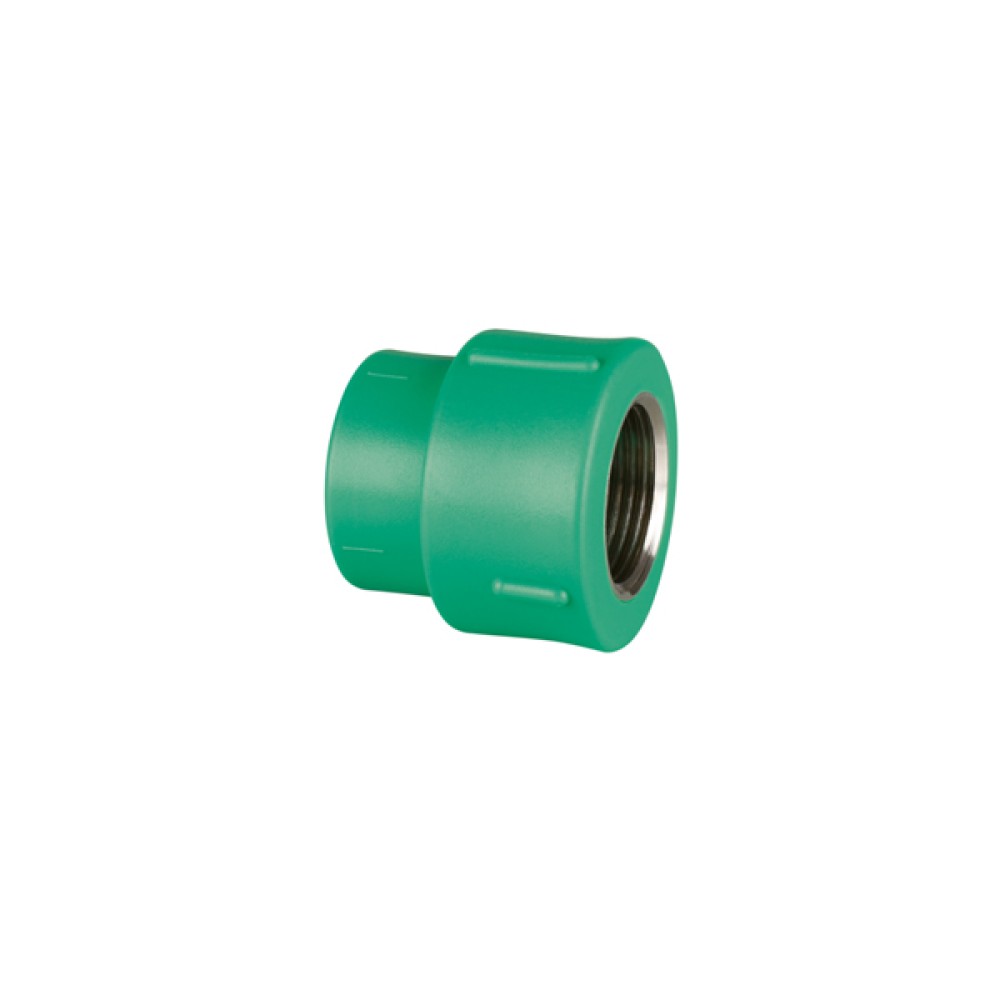 Conector Fêmea/Fêmea 32mm1” PPR Amanco Conector Fêmea/Fêmea 32mm1” PPR Amanco