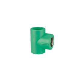 TÊ de Redução com Rosca Central 25mm1/2 PPR Amanco TÊ de Redução com Rosca Central 25mm1/2 PPR Amanco