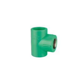 TÊ com Rosca Central 25mm3/4 PPR Amanco TÊ com Rosca Central 25mm3/4 PPR Amanco
