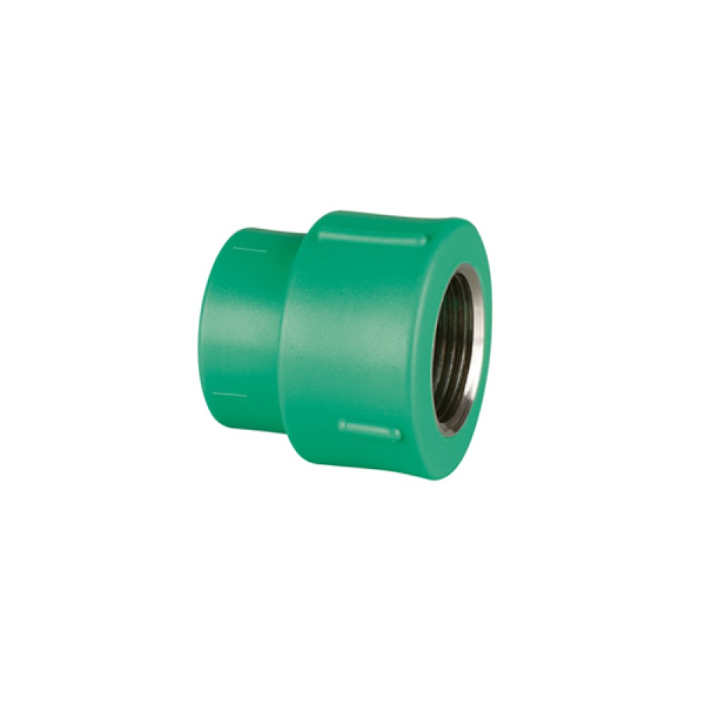 Conector Fêmea/Fêmea 50mm1 1/2” PPR Amanco Conector Fêmea/Fêmea 50mm1 1/2” PPR Amanco
