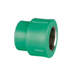 Conector Fêmea/Fêmea 90mm3” PPR Amanco Conector Fêmea/Fêmea 90mm3” PPR Amanco