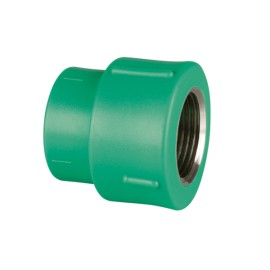 Conector Fêmea/Fêmea 110mm4” PPR Amanco Conector Fêmea/Fêmea 110mm4” PPR Amanco