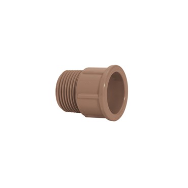 Adaptador curto c/ rosca 40mm1 1/4' Marrom Soldável Amanco