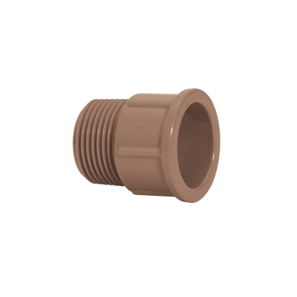 Adaptador curto c/ rosca 60mm 2' Marrom Soldável Amanco Adaptador curto c/ rosca 60mm 2' Marrom Soldável Amanco