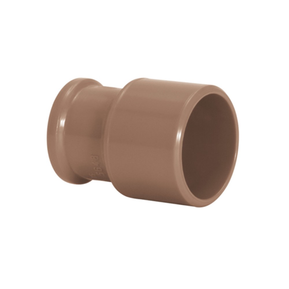 Bucha de Redução Longa 110x75mm Marrom Soldável Amanco Bucha de Redução Longa 110x75mm Marrom Soldável Amanco