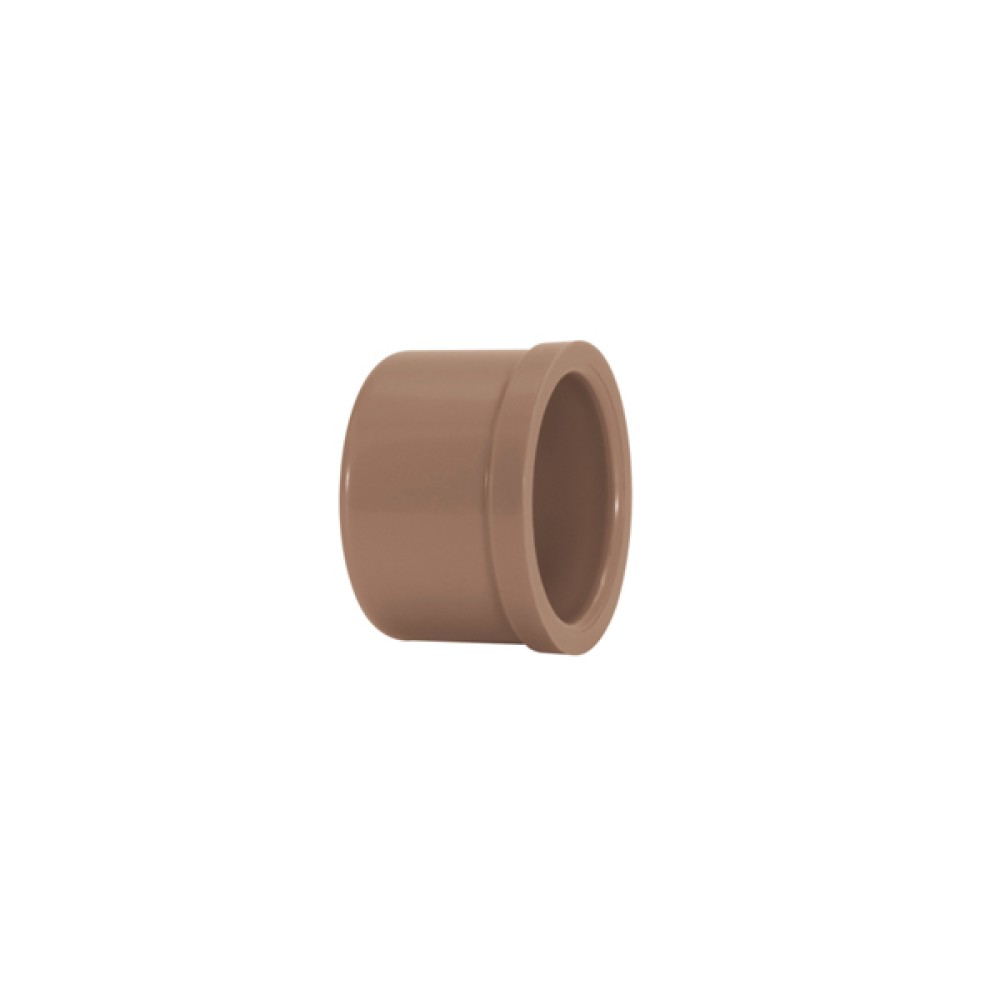 Cap 40mm Marrom Soldável Amanco Cap 40mm Marrom Soldável Amanco