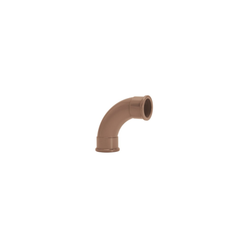 Curva 20mm 90º Marrom Soldável Amanco Curva 20mm 90º Marrom Soldável Amanco