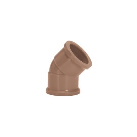 Joelho 50mm 45° Marrom Soldável Amanco Joelho 50mm 45° Marrom Soldável Amanco