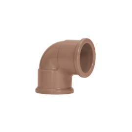 Joelho 75mm 90° Marrom Soldável Amanco Joelho 75mm 90° Marrom Soldável Amanco