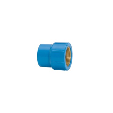 Luva c/ Rosca de Latão 20mm1/2' Azul Soldável Amanco