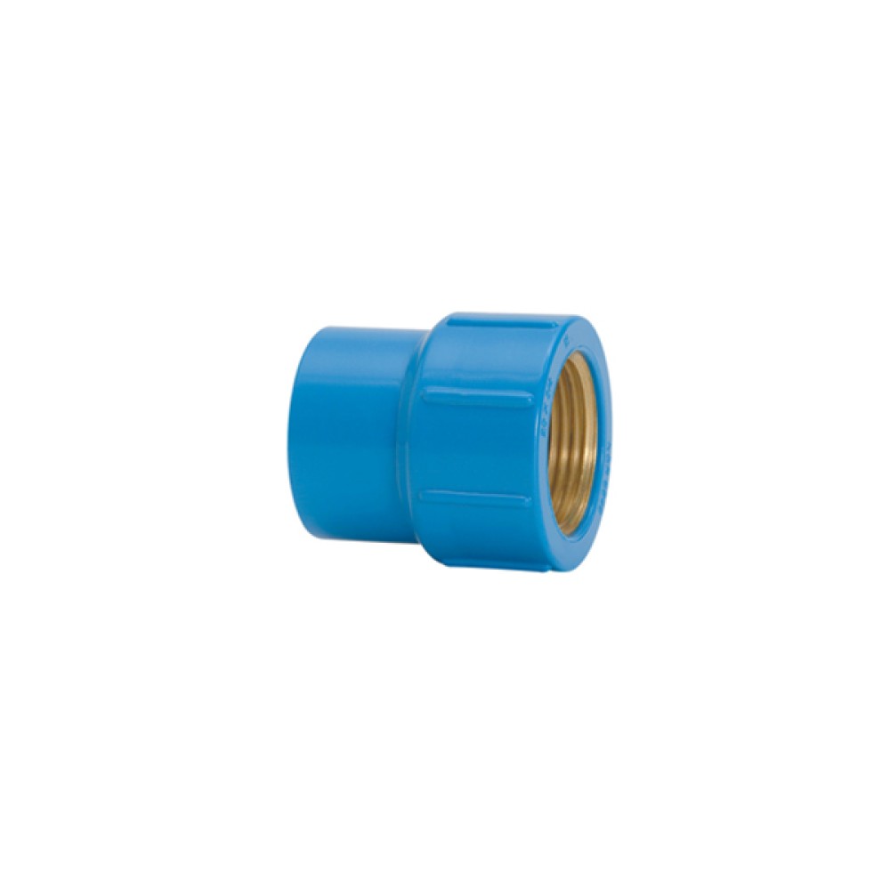 Luva c/ Rosca de Latão 25mm3/4' Azul Soldável Amanco Luva c/ Rosca de Latão 25mm3/4' Azul Soldável Amanco
