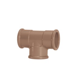 Tê 60mm Marrom Soldável Amanco Tê 60mm Marrom Soldável Amanco