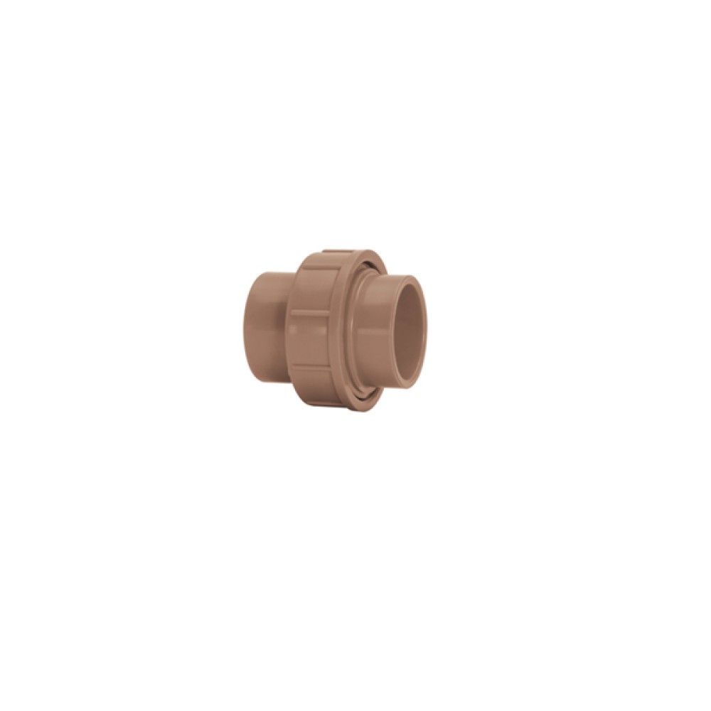 União 20mm Marrom Soldável Amanco União 20mm Marrom Soldável Amanco