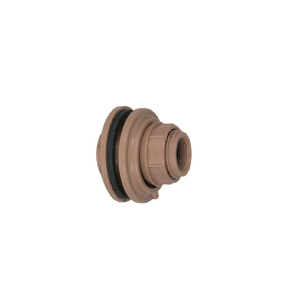 Adaptador Flange c/anel 32mm1 Marrom Soldável Amanco Adaptador Flange c/anel 32mm1 Marrom Soldável Amanco