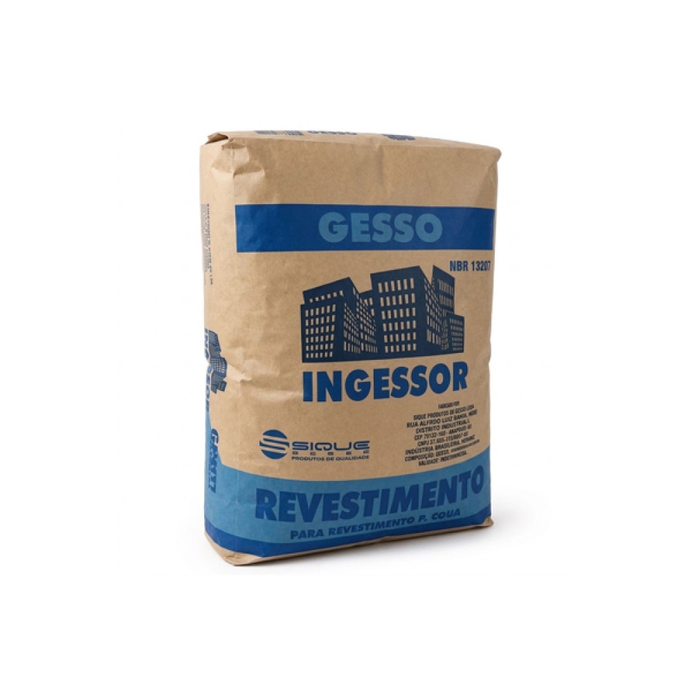 Saco Gesso Branco 40kg 