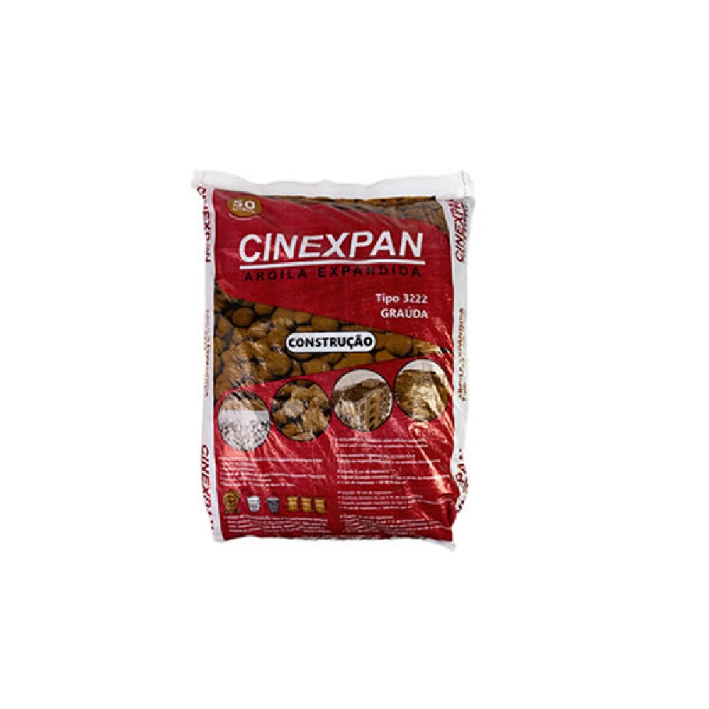Argila Expandida 50Lts Cinexpan