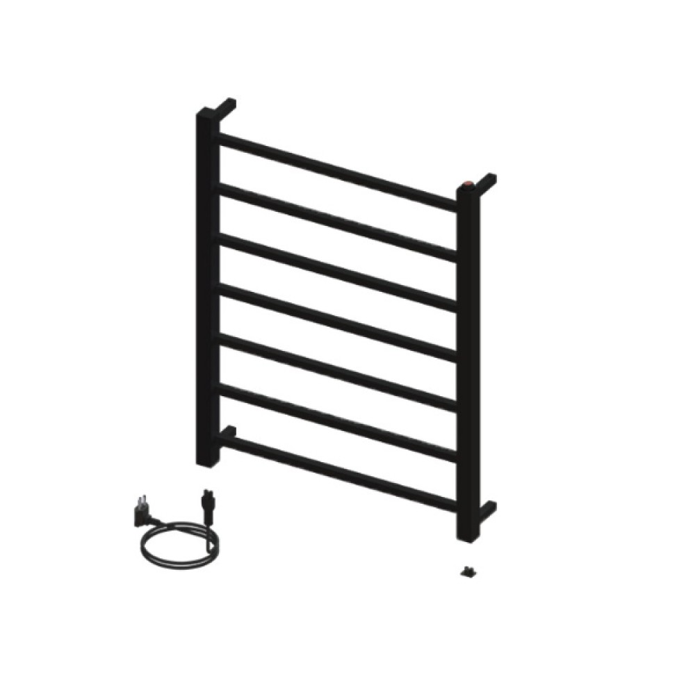Toalheiro Termico Fio Aparente Grande Quada Premium Preto Fosco19.TQ03.PF Toalheiro Termico Fio Aparente Grande Quada Premium Preto Fosco19.TQ03.PF