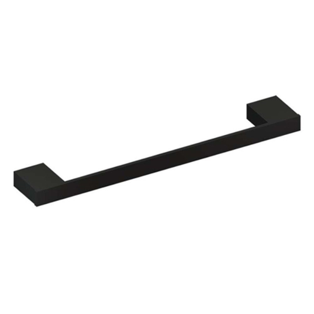 Toalheiro 30Cm Unique Preto Brilhante  Metalworks 07.UQ02.PB