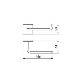 Papeleira Quada Preto Brilhante Metalworks 01.QD00.PB