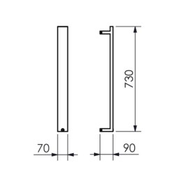 Toalheiro Térmico Jade Vertical Fio Oculto Cobre Polido Bivolt 19.TJ16.CP