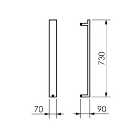 Toalheiro Térmico Jade Vertical Fio Oculto Ouro Polido Bivolt 19.TJ16.OP