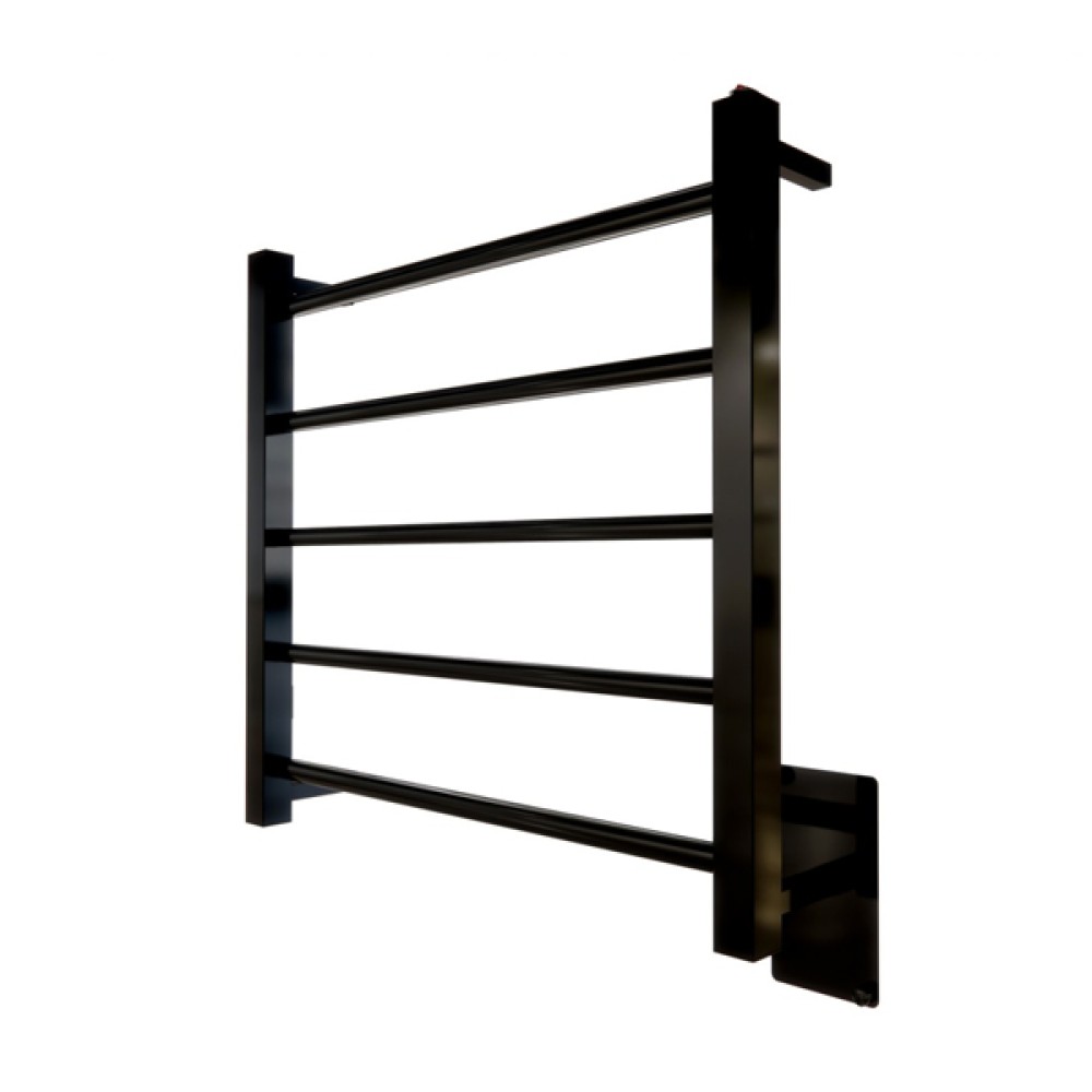 Toalheiro Termico Fio Oculto Pequeno Quada Premium Preto Brilhante 19.TQ02.PB Toalheiro Termico Fio Oculto Pequeno Quada Premium Preto Brilhante 19.TQ02.PB