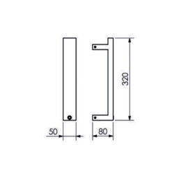 Toalheiro Térmico Rosto Jade Vertical Fio Oculto Preto Brilhante Bivolt 20.TJ02.PB