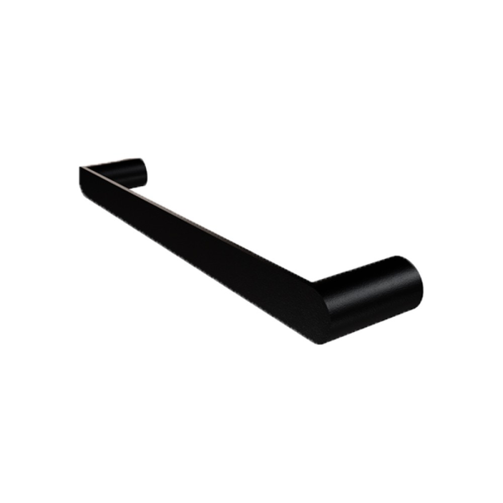 Toalheiro 30cm Vetra Preto Fosco Metalworks By Crismoe 07.VT02.PF