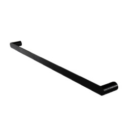 Toalheiro 45cm Vetra Preto Fosco Metalworks By Crismoe 07.VT03.PF