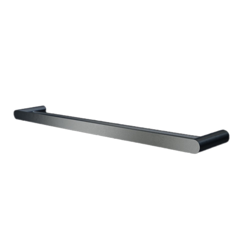 Toalheiro Duplo 60cm Vetra Grafite Acetinado Metalworks By Crismoe 09.VT02.GA