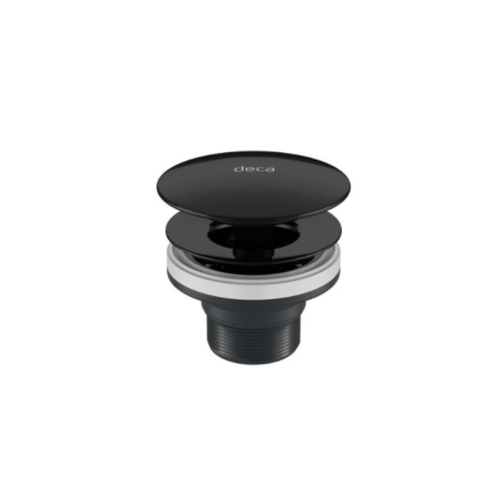 Válvula de escoamento luxo Black Noir para lavatório e cubas Deca 1601.BL.NO Válvula de escoamento luxo Black Noir para lavatório e cubas Deca 1601.BL.NO