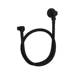 Kit flexivel Redondo Deca C/ suporte p/ Ducha manual Black Noir 4605.BL.170.NO
