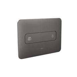 Acabamento Para Caixa Descarga Embutida Mecanica Hydra Quadra Dark Antracite Deca You 4900.GF01.MT