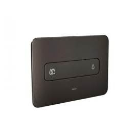 Acabamento Para Caixa Descarga Embutida Mecanica Hydra Quadra Duo Brown Matte Deca 4900.MR01.MT Acabamento Para Caixa Descarga Embutida Mecanica Hydra Quadra Duo Brown Matte Deca 4900.MR01.MT