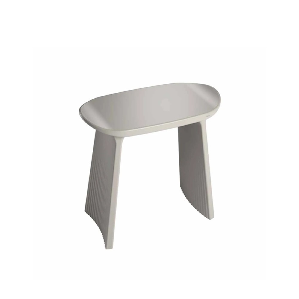 Banqueta Grande Deca Senses Amêndoa Fosco 1006.GRA.AMFC