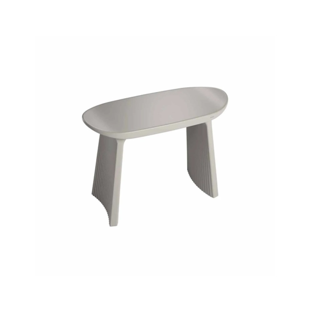 Banqueta Pequena Deca Senses Amêndoa Fosco 1006.PEQ.AMFC