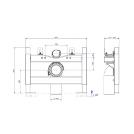 Suporte para Bacias e Bidês Suspensos em Dry Wall Caixa Embutida Deca 1100.SP.133.01 Suporte para Bacias e Bidês Suspensos em Dry Wall Caixa Embutida Deca 1100.SP.133.01
